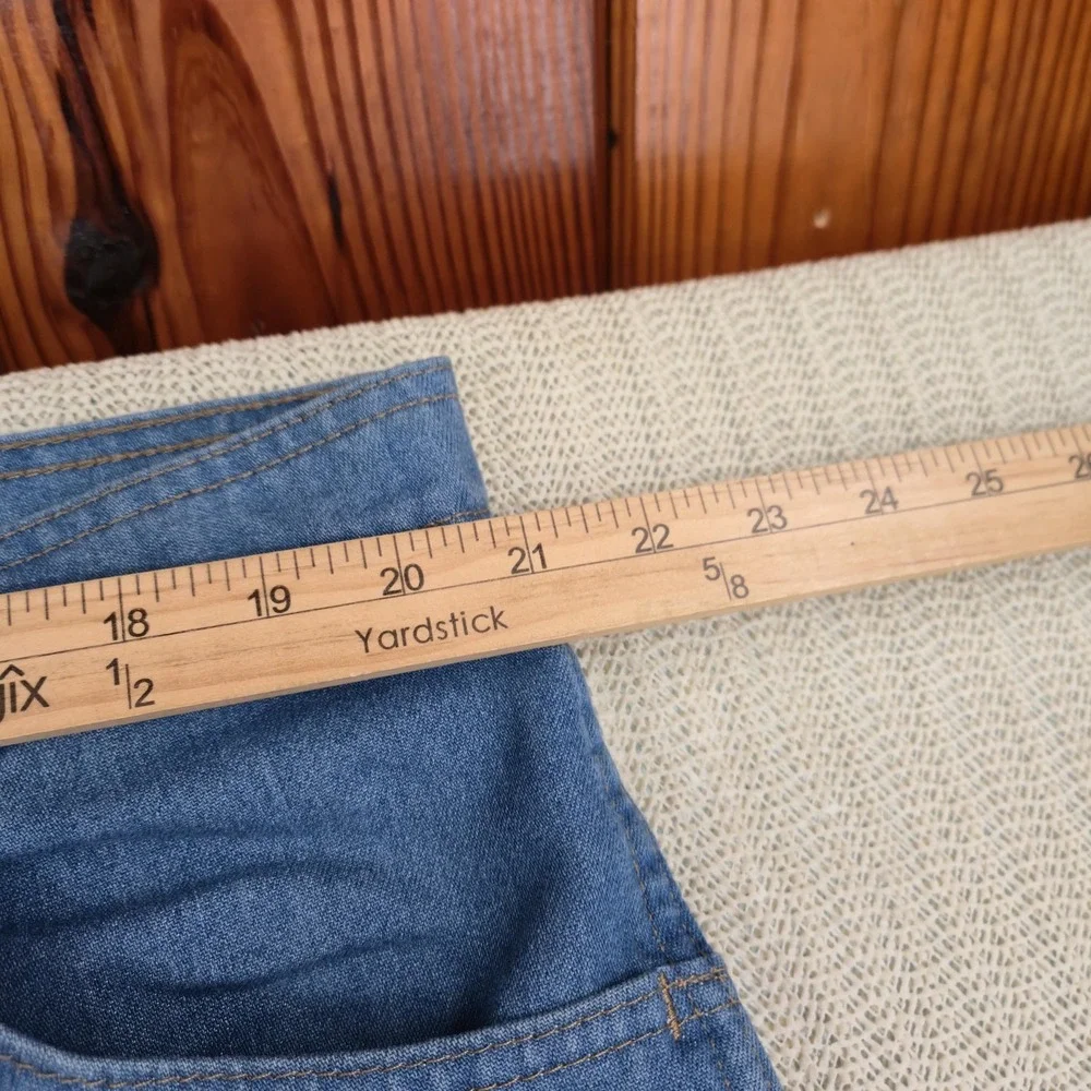 Vintage Wrangler Jeans Mens 42x30 Light Wash Blue Relaxed Fit Straight Leg Denim